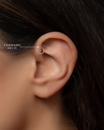 Forward Helix Piercing