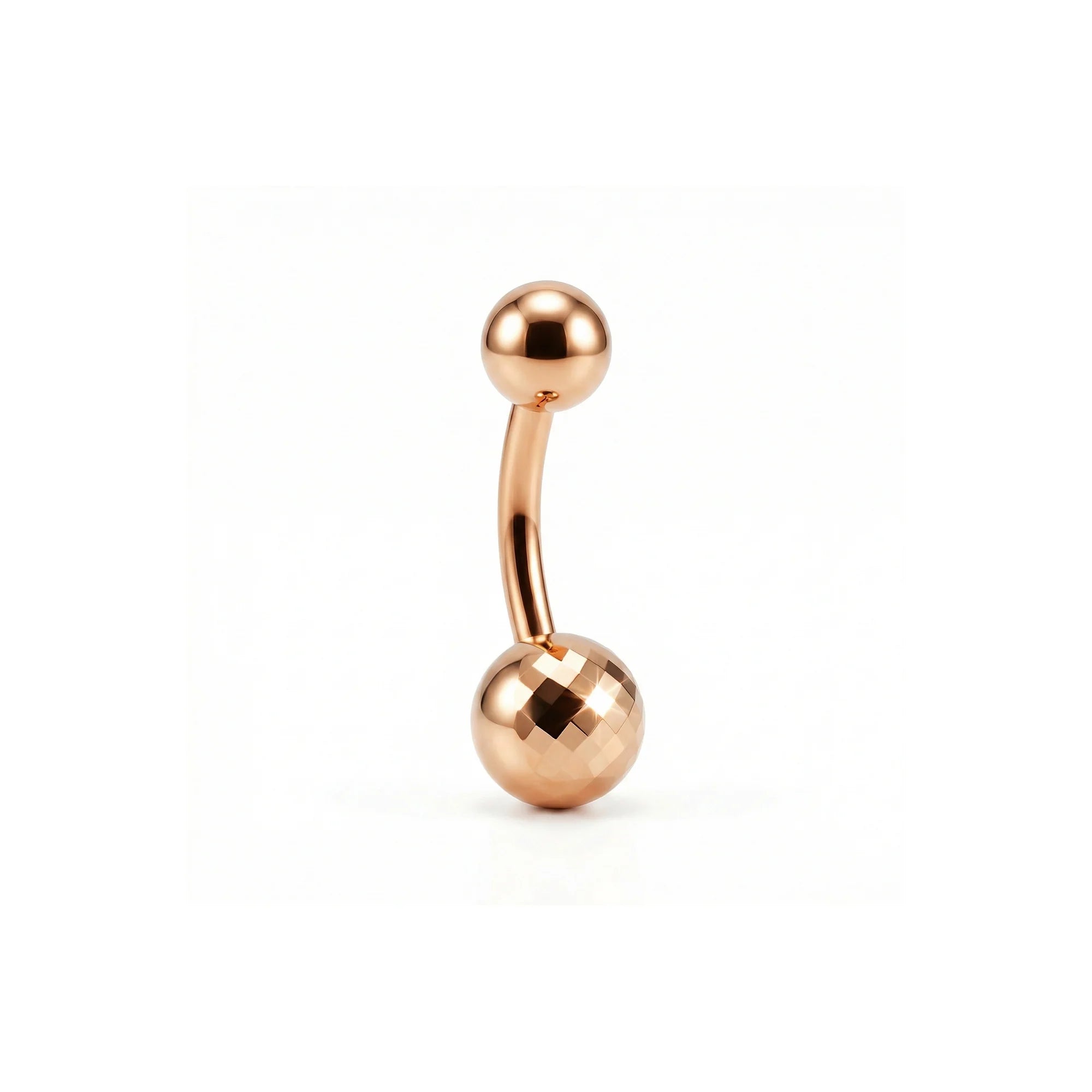 Honeycomb Dokulu Altın Göbek Piercing