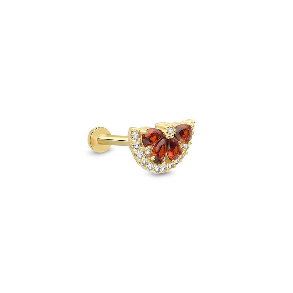 Lusha 14 Ayar Altın Melon Piercing