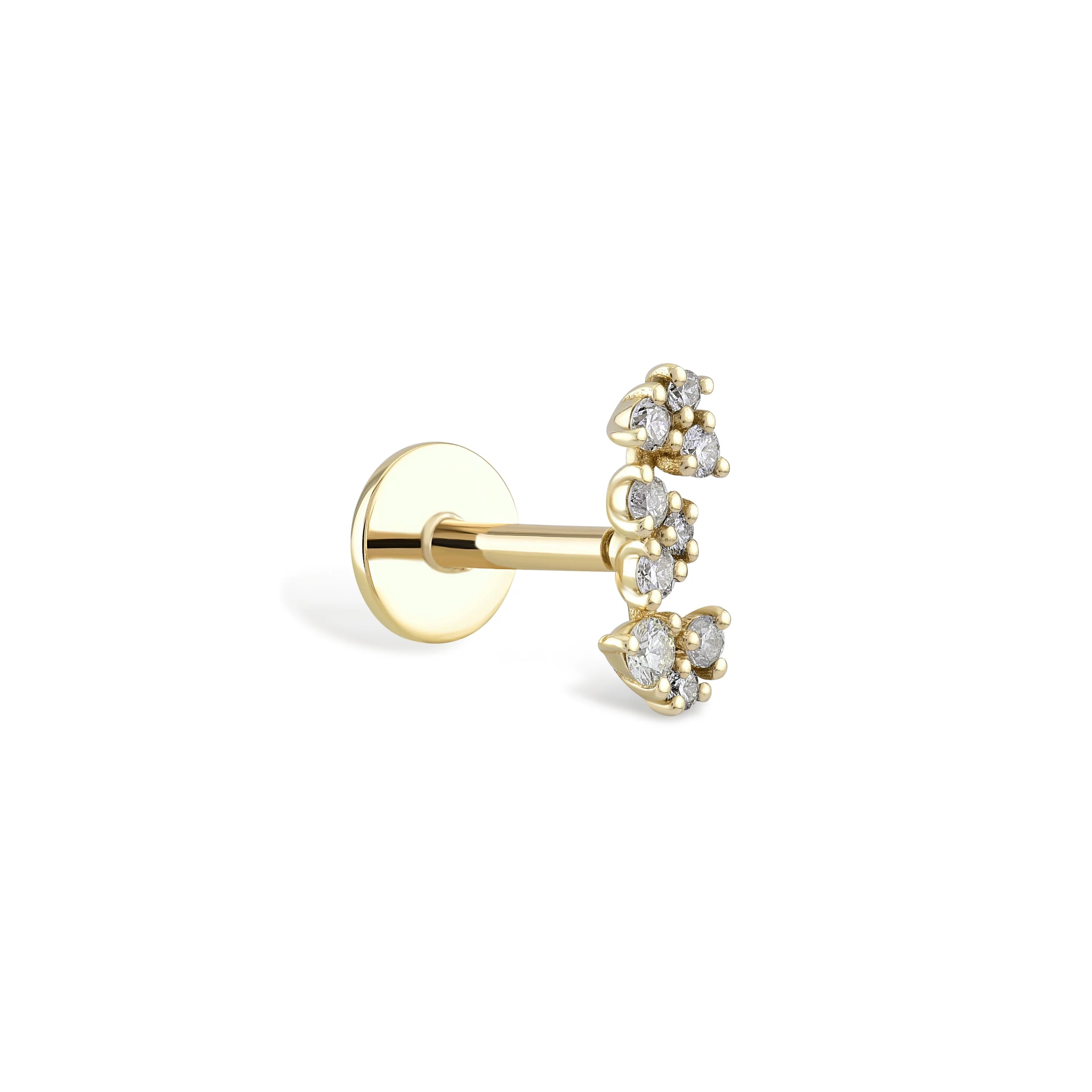 Manches Arc Queen Pırlanta Piercing