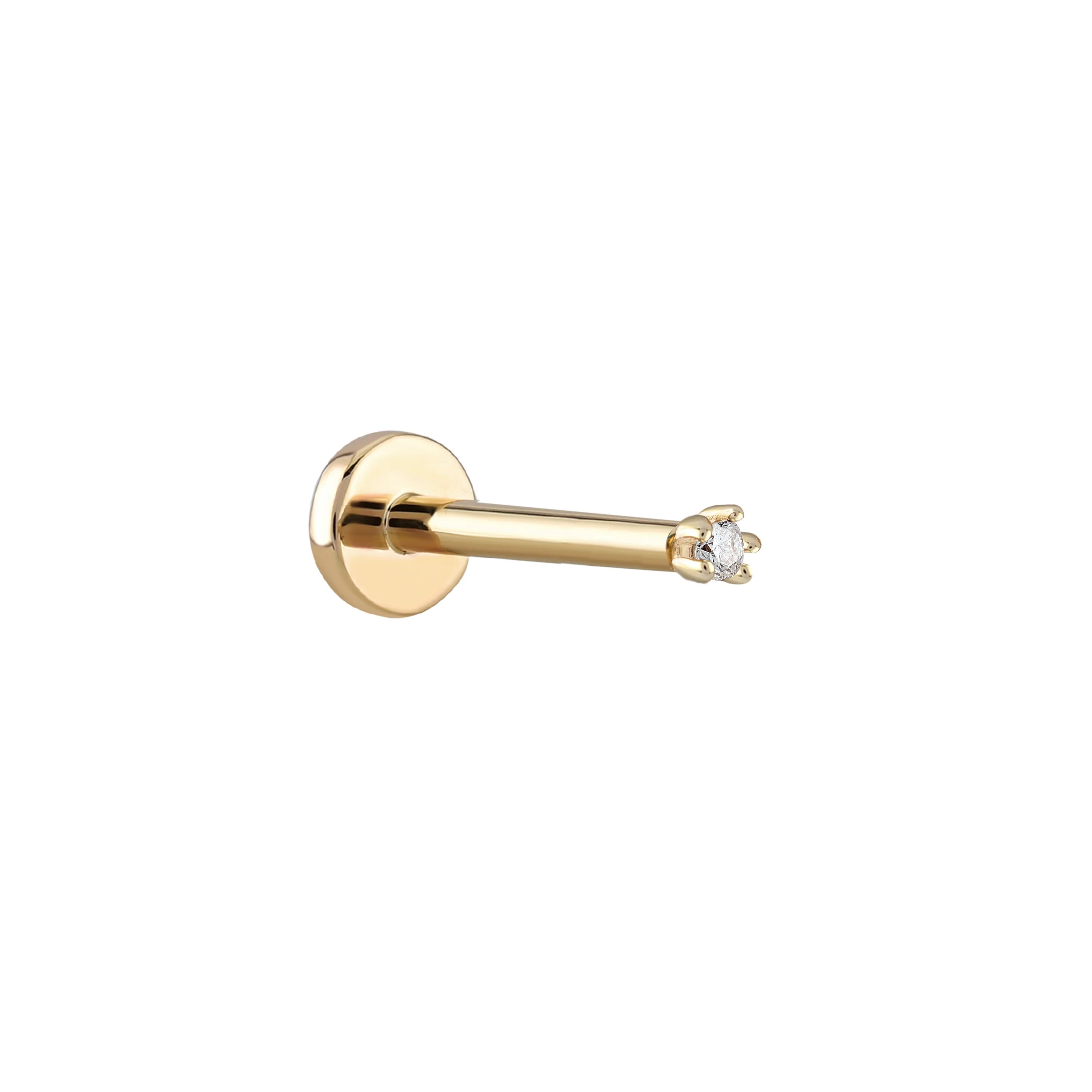 Lusha Mini Tektaş Pırlanta Piercing