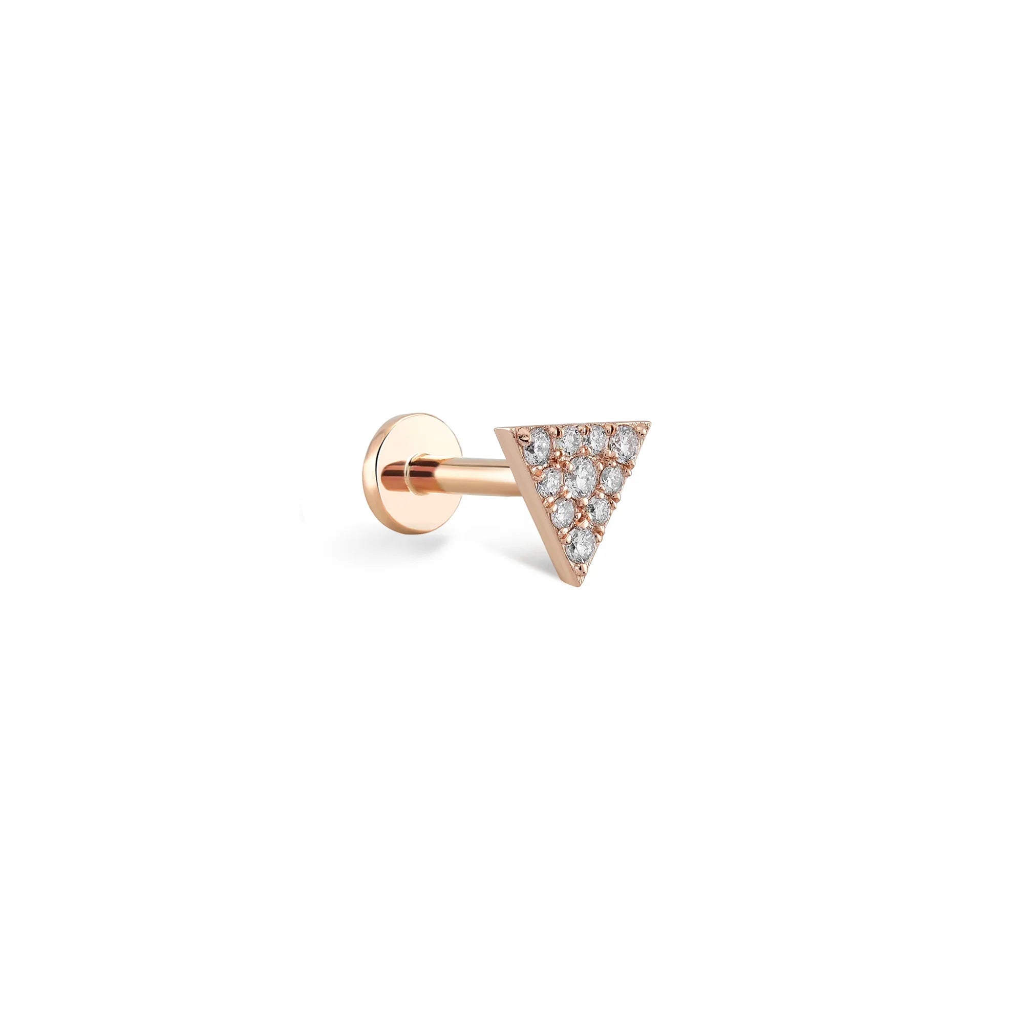 Triangle Pırlanta Piercing