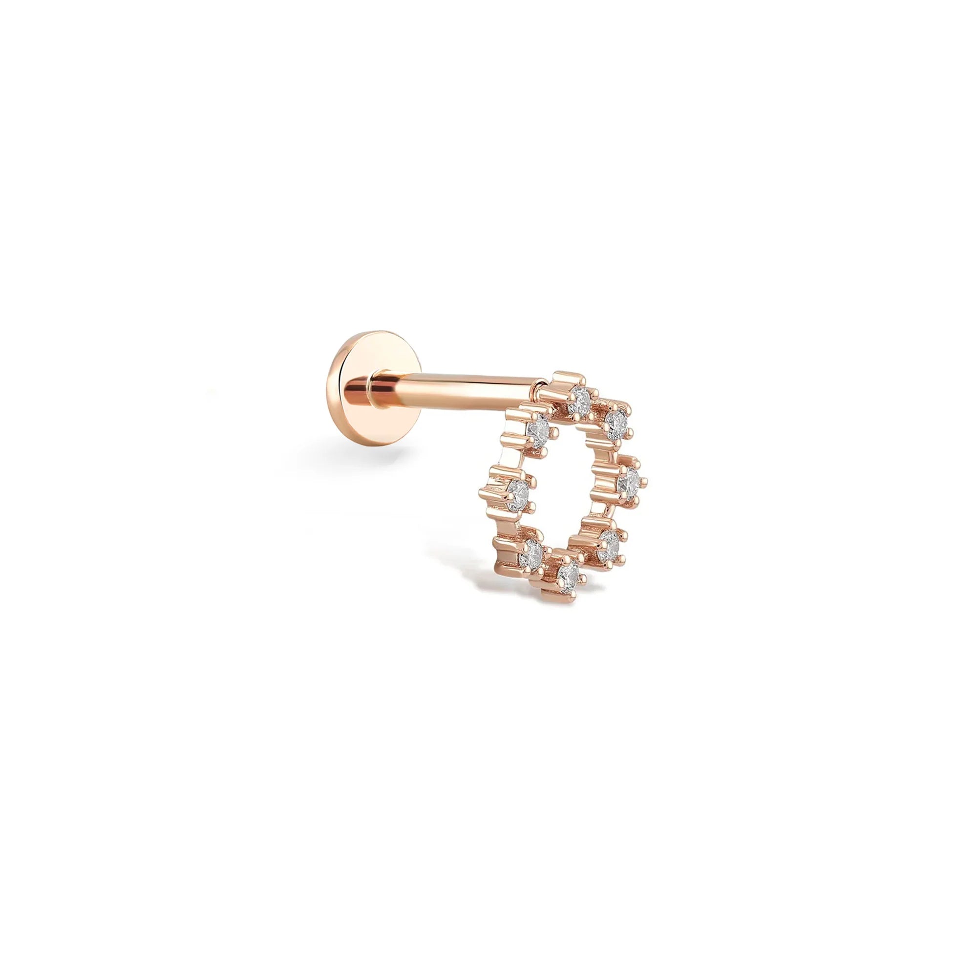 Çicek Çemberi Pırlanta Piercing