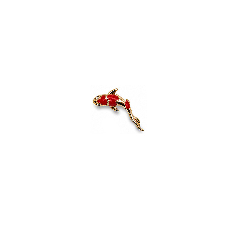 Koi Kırmızı Piercing (Sol Kulak)