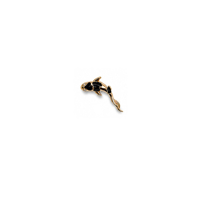 Koi Siyah Piercing (Sol Kulak)