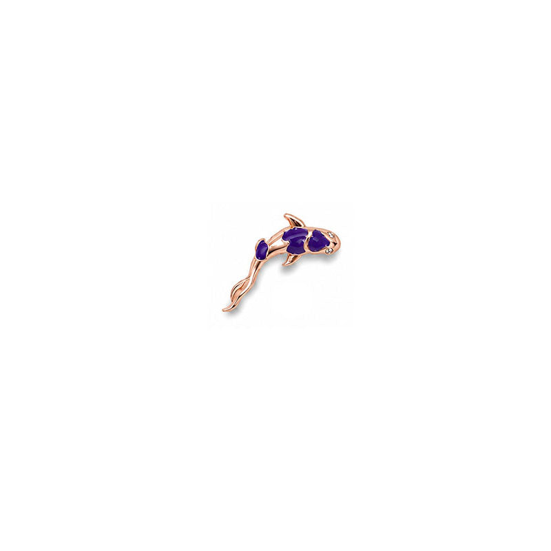 Koi Mor Piercing (Sağ Kulak)