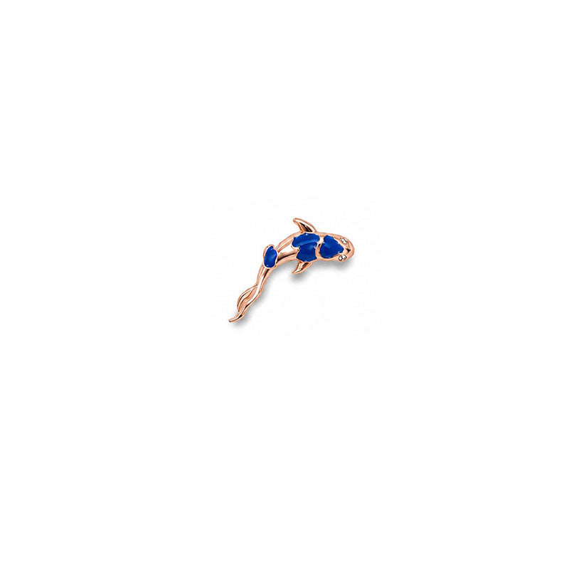 Koi Mavi Piercing (Sağ Kulak)