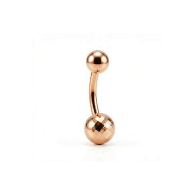 Honeycomb Dokulu Altın Göbek Piercing