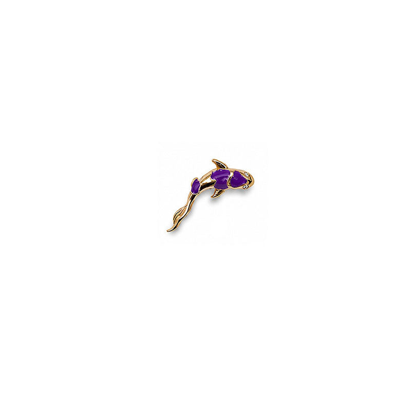 Koi Mor Piercing (Sağ Kulak)
