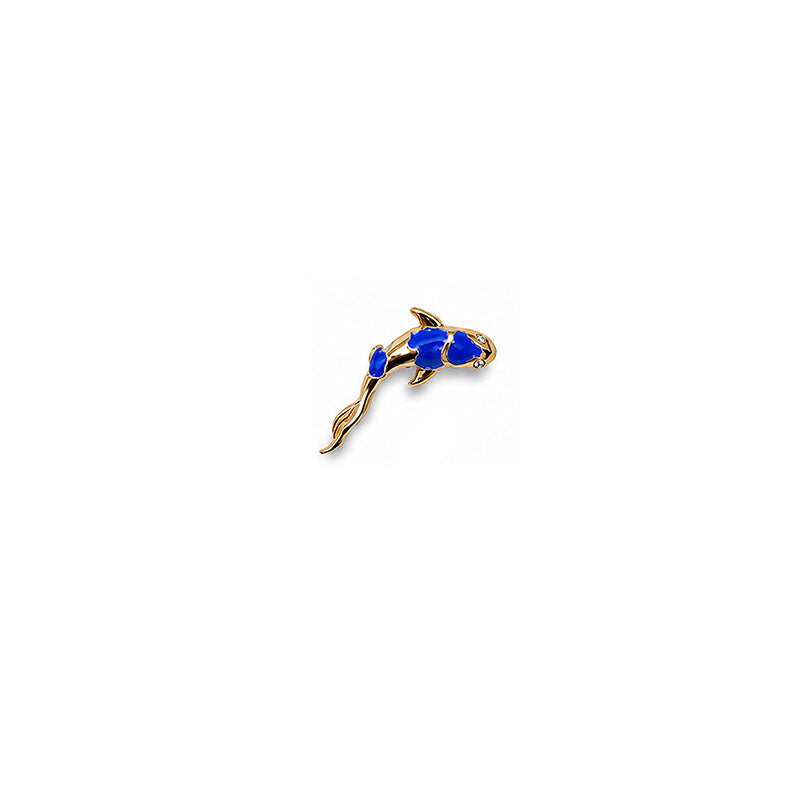 Koi Mavi Piercing (Sağ Kulak)