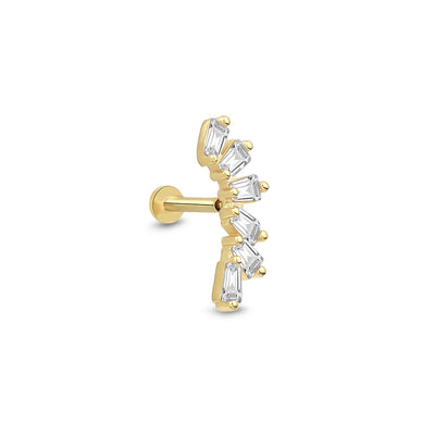 Lusha 14 Ayar Altın 6 Steps Piercing