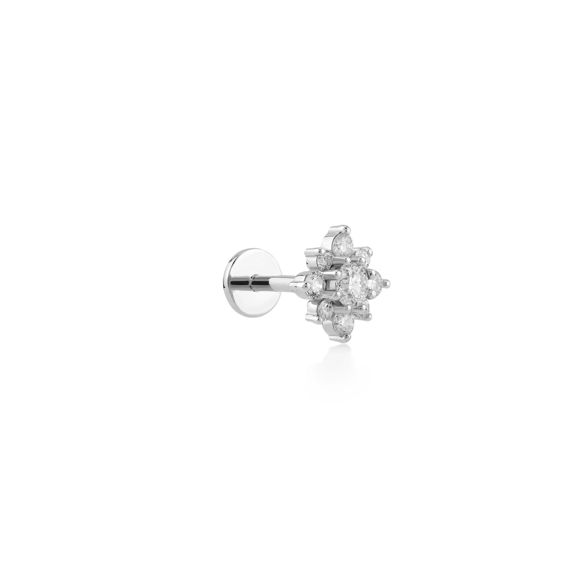 0.24 ct Floral Pırlanta Piercing