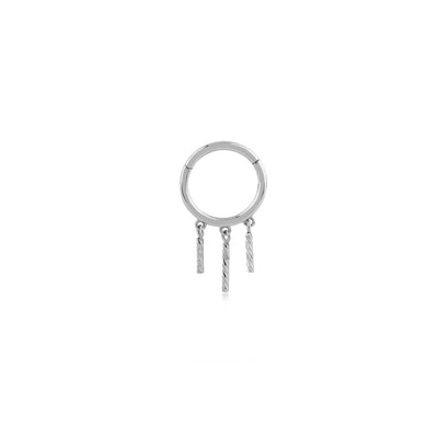 Stick Sallantılı Altın Halka Piercing