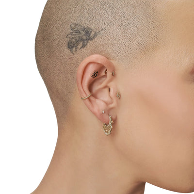 Lusha Tek Markiz Pırlanta Piercing