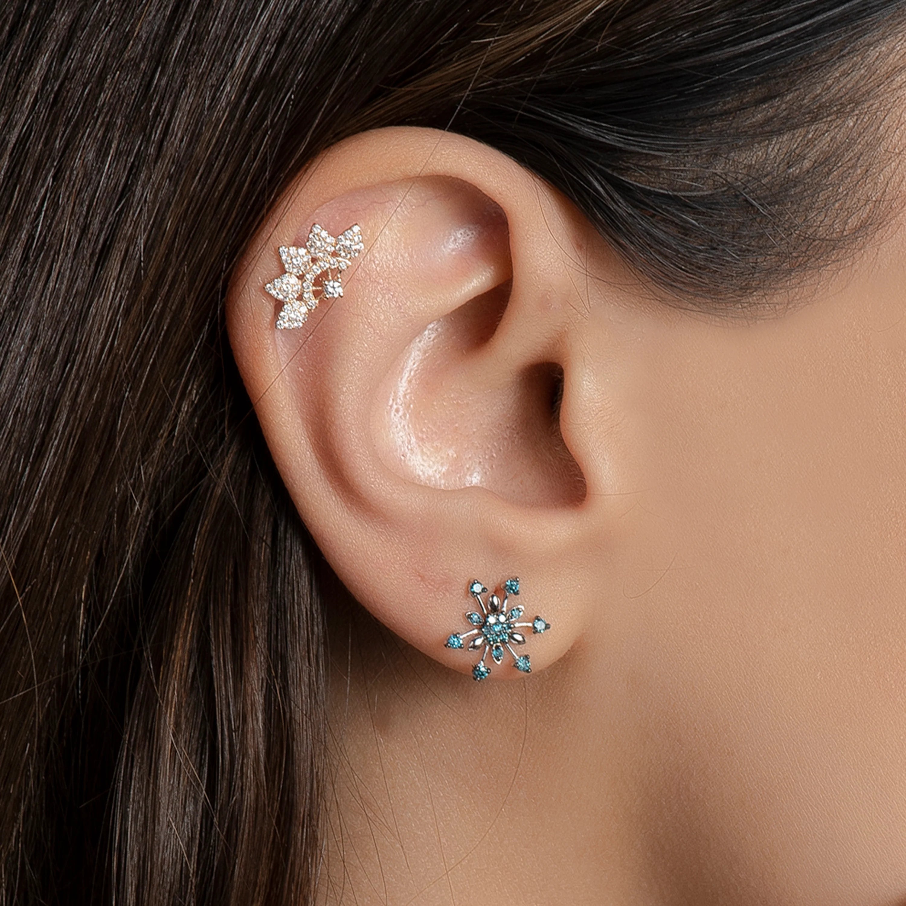 14 Ayar Altın Fan Piercing