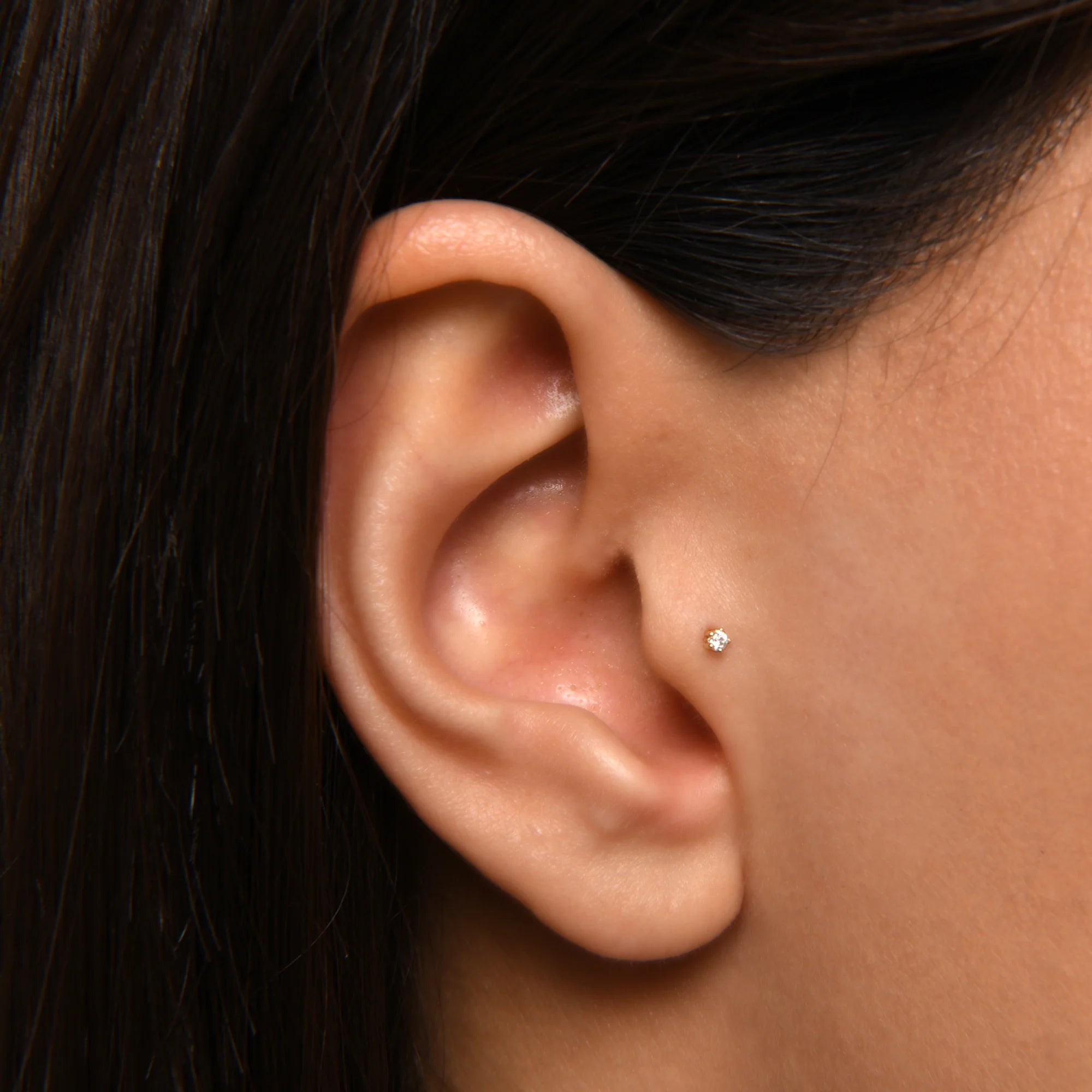 Lusha Mini Tektaş Pırlanta Piercing