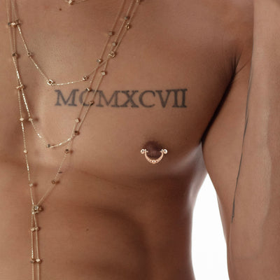 Top Nipple Altın Piercing