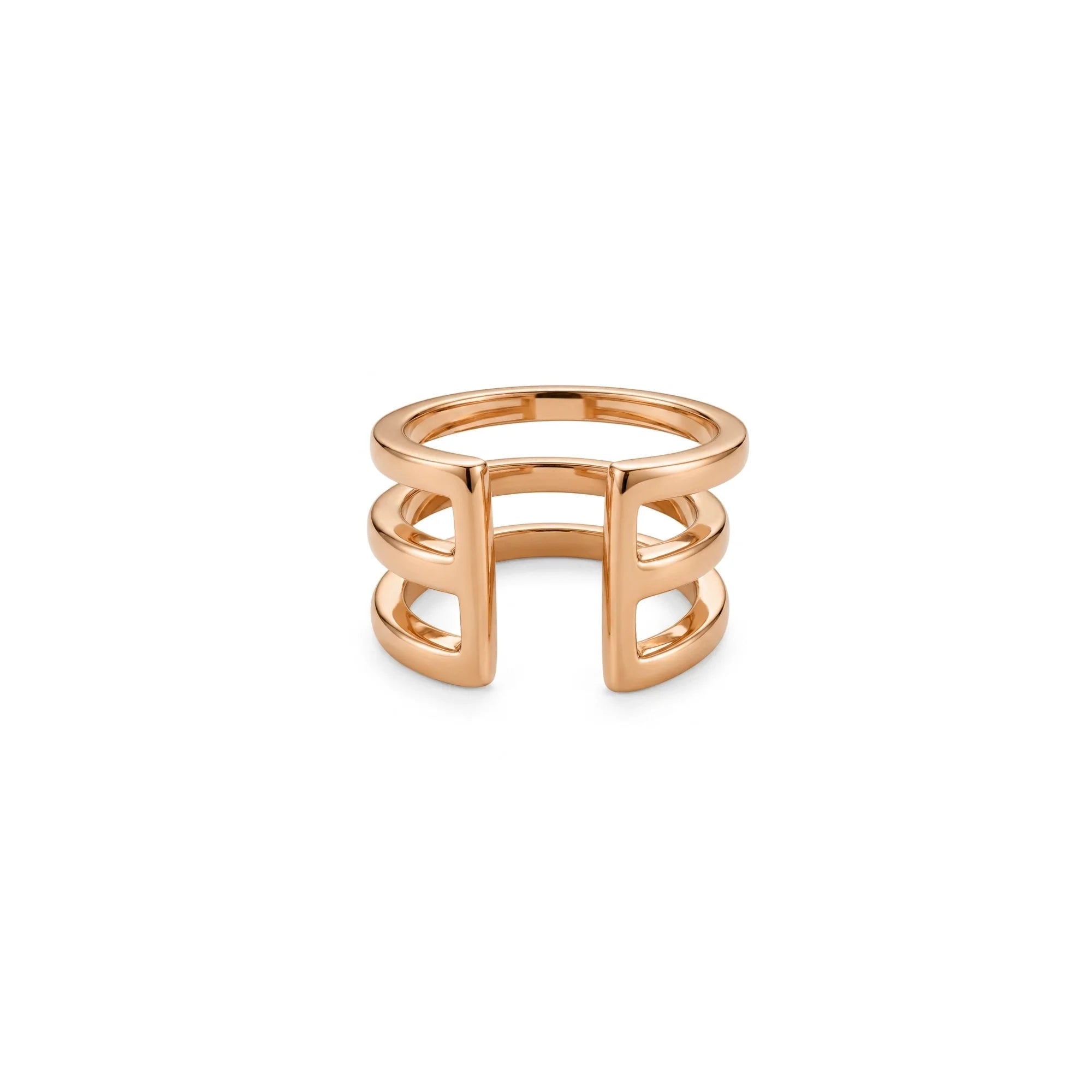 Trio Sade Altın Earcuff