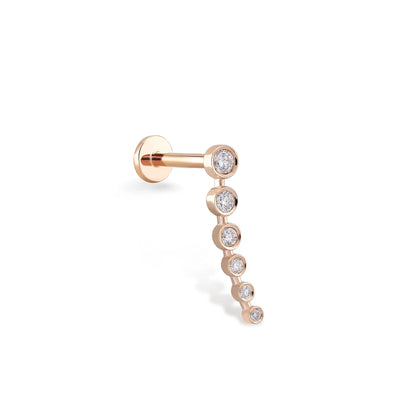Toptop Arc Pırlanta Piercing