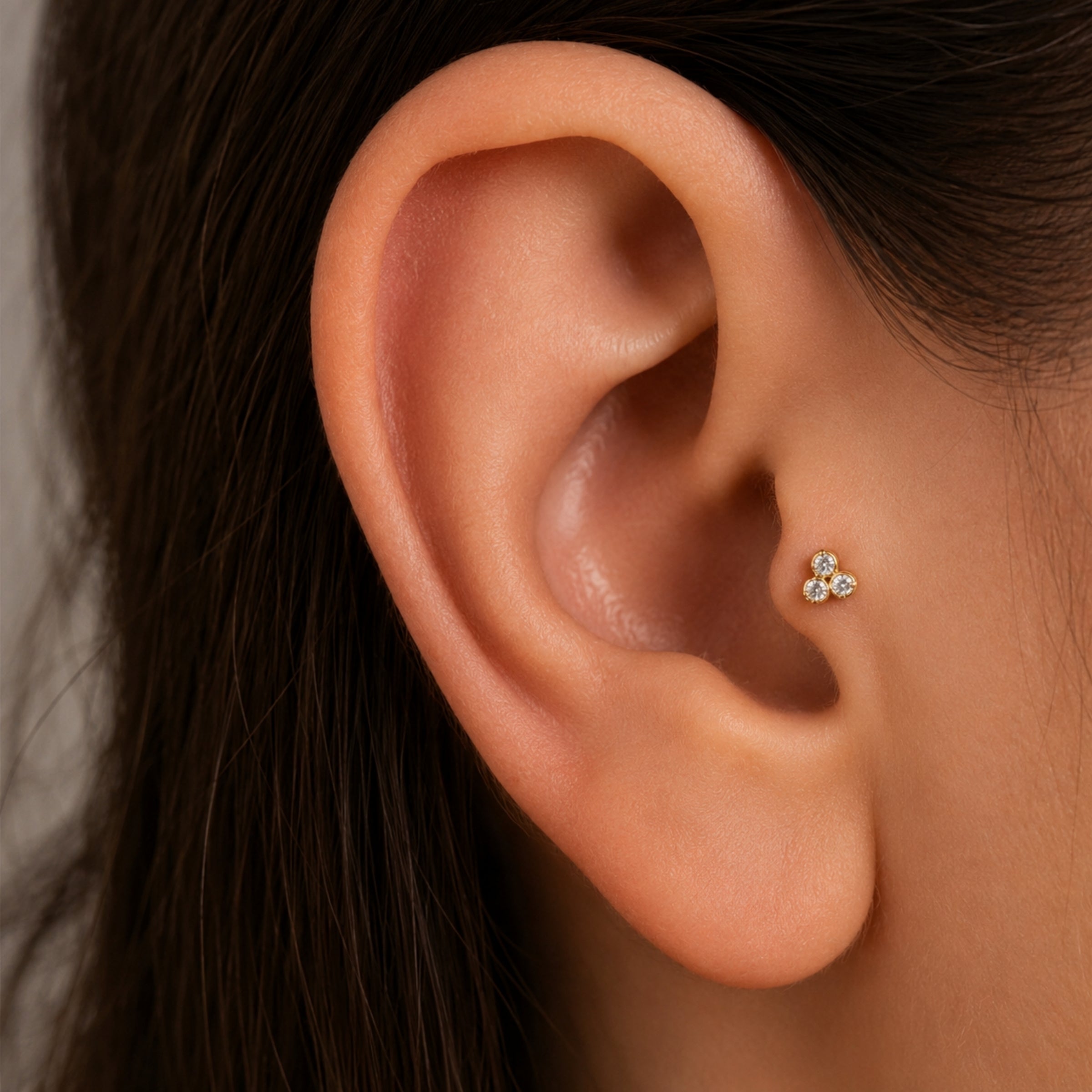 Lusha 14 Ayar Altın Seraph Piercing