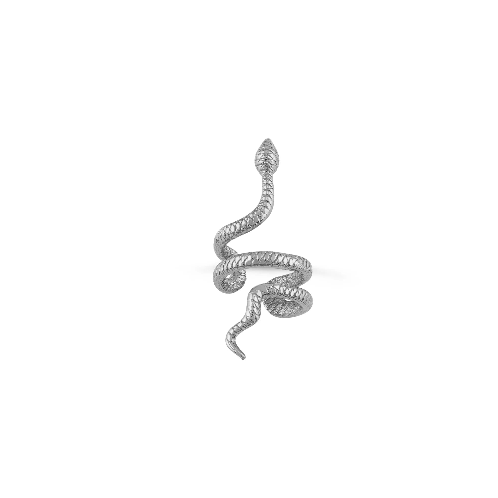 Nefertiti Sarmal Yılan Altın Earcuff