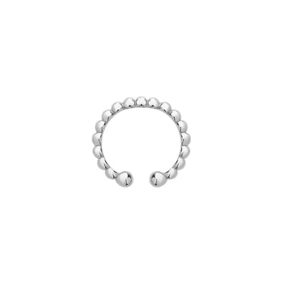 Altın Toptop Sıkıştırmalı Halka Earcuff