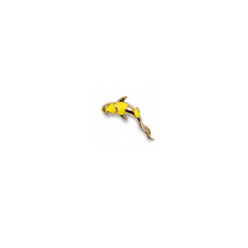 Koi Sarı Piercing (Sol Kulak)