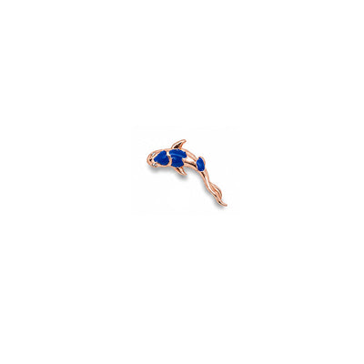 Koi Mavi Piercing (Sol Kulak)