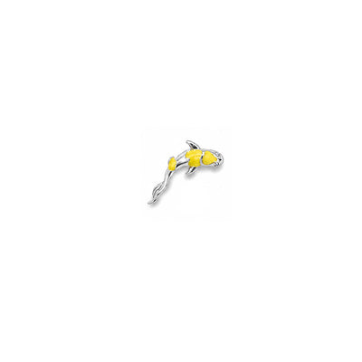 Koi Sarı Piercing (Sağ Kulak)