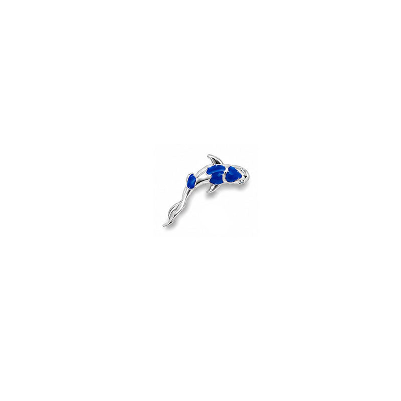 Koi Mavi Piercing (Sağ Kulak)