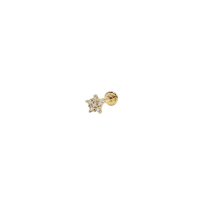 Lusha 14 Ayar Altın Angel Piercing